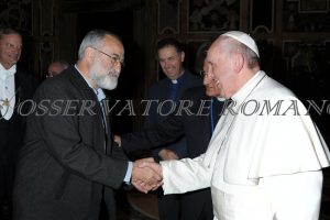 El Papa Francisco con Cristóbal López
